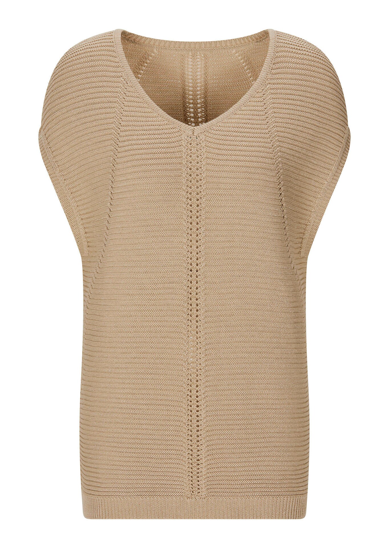 Edles Stricktop mit dezentem Glanz
