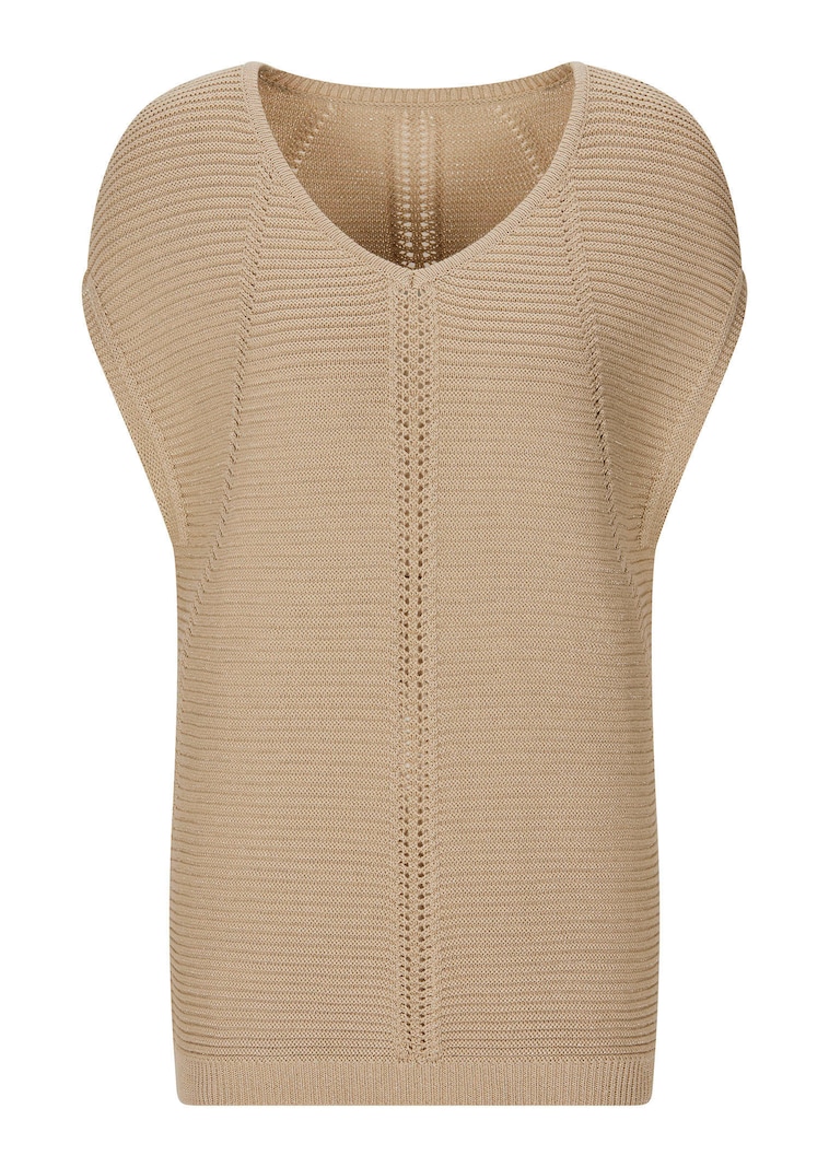 Edles Stricktop mit dezentem Glanz