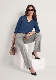 Pull en V en bon cachemire thumbnail 4