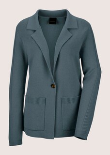 Gebreide blazer met kasjmier thumbnail 6