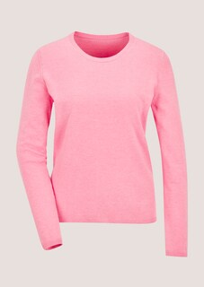 Fine knit crew neck jumper thumbnail 6