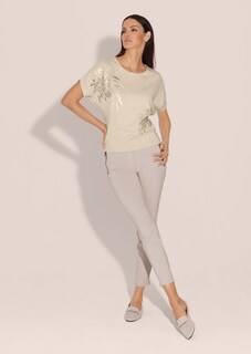 Skinny fit trousers with zip pockets thumbnail 3