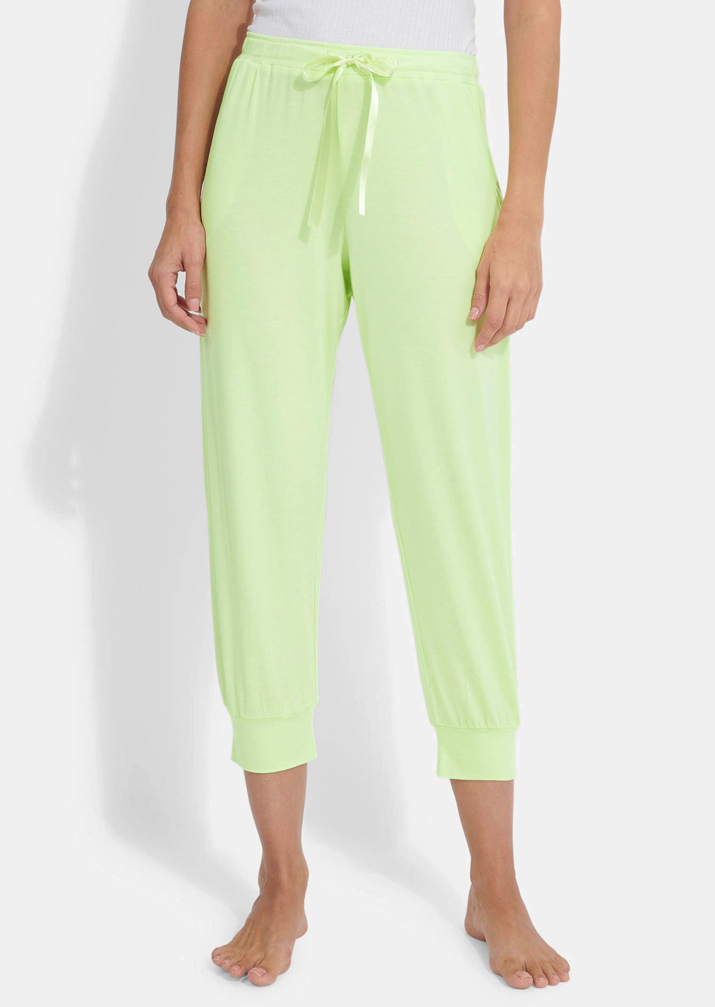 Pyjamahose mit Rippenbündchen