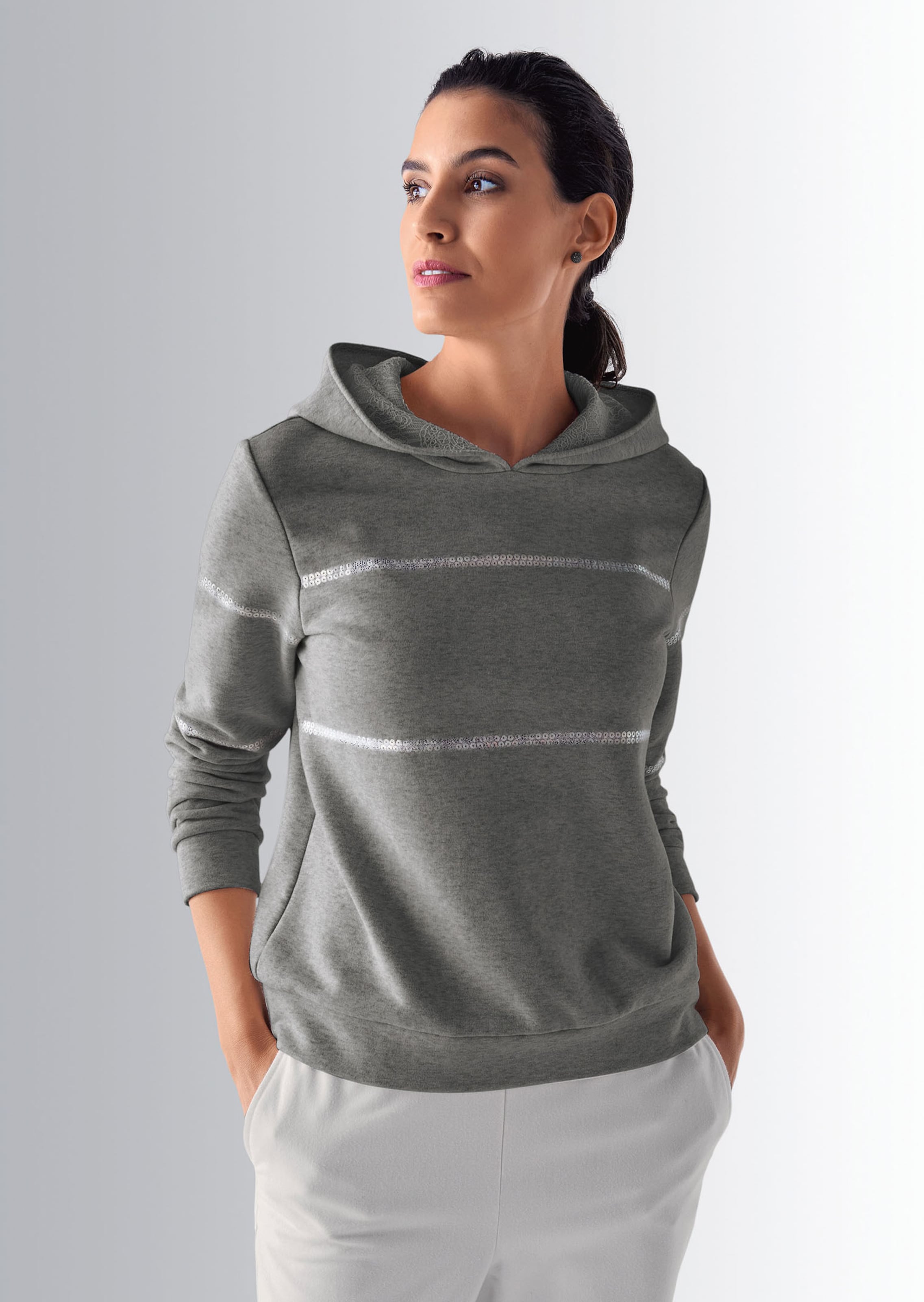 Sweat-shirt à paillettes