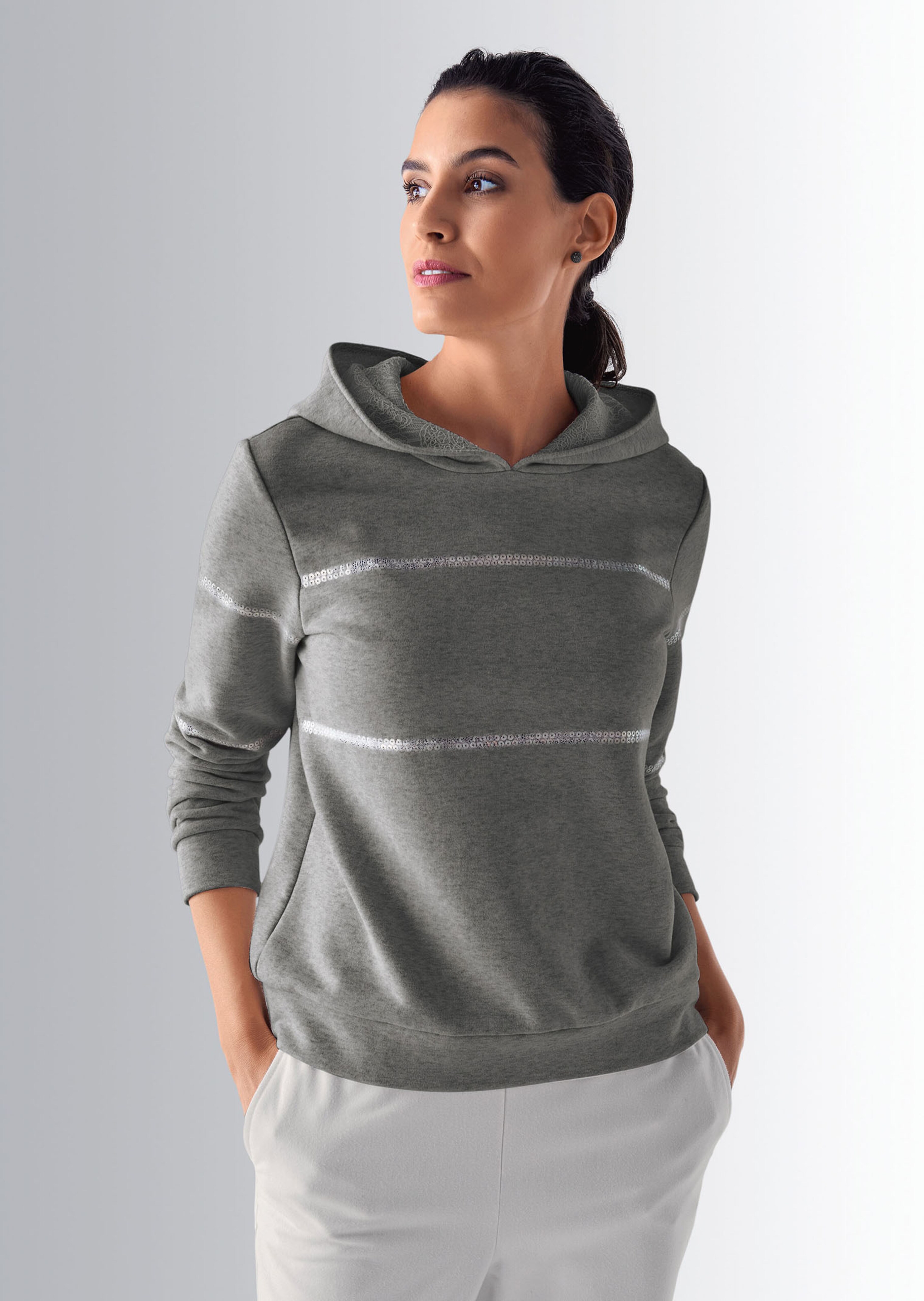 Sweat-shirt à paillettes