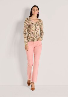 V-Pullover mit Floral-Print thumbnail 3