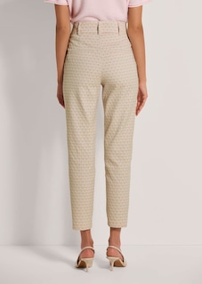 Schlanke Jacquard-Hose thumbnail 4