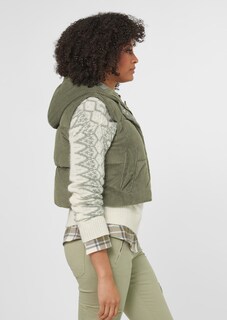 Corduroy waistcoat with hood thumbnail 5