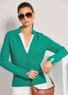 Blazer en maille fine à manches longues thumbnail 5