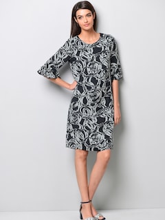 Kleid mit grafischem Dessin thumbnail 3