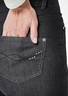 Weite Jeans VERA aus Stretch-Denim thumbnail 5