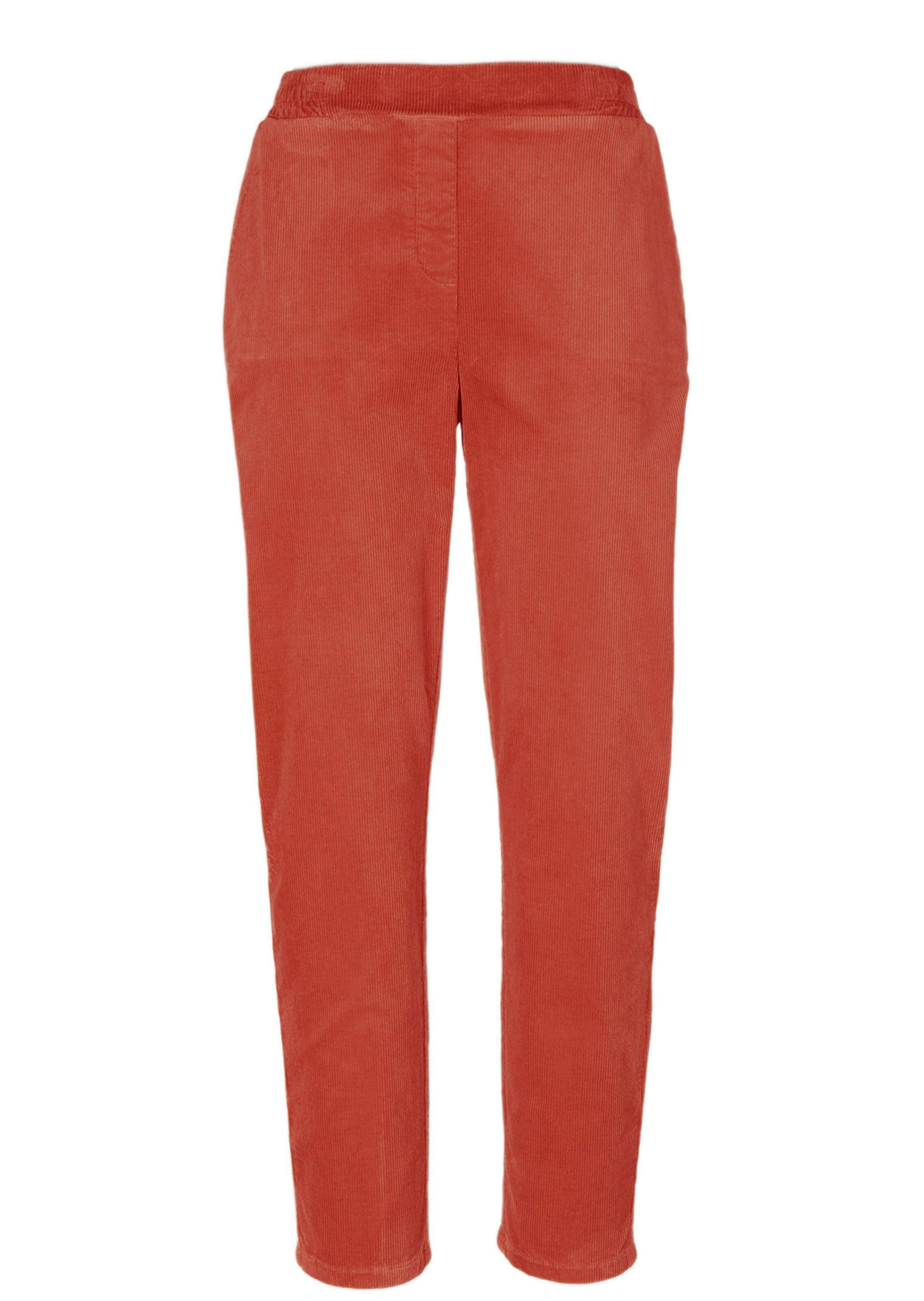 Corduroy broek met elastische tailleband