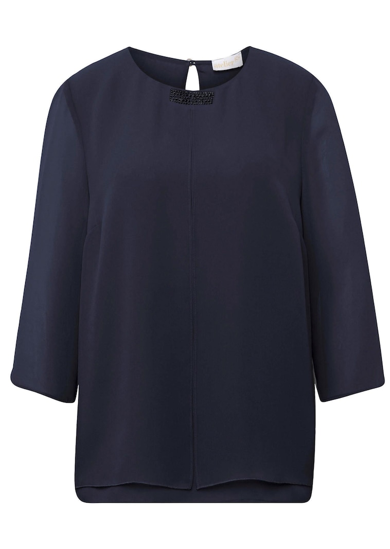 Luftige Bluse mit funkelnden Glitzersteinchen