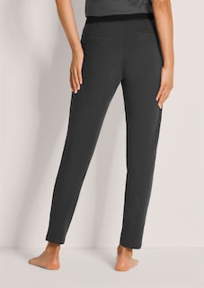 Casual trousers with a satin drawstring thumbnail 2
