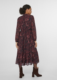 Langarm-Kleid mit Unikat-Print thumbnail 4