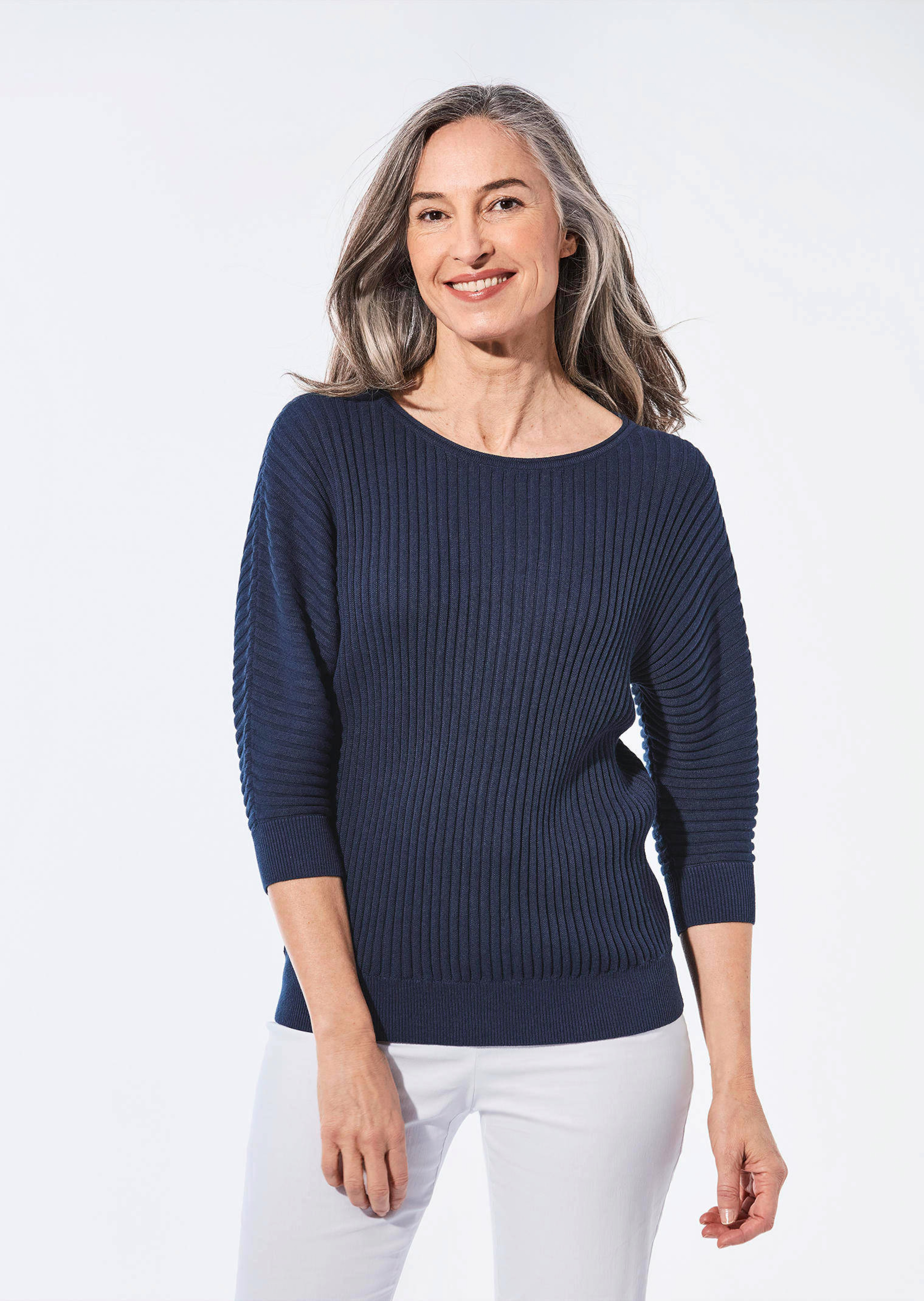 Pullover mit Fledermausärmeln