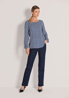 Blouse avec imprimé graphique thumbnail 3