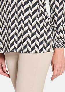Blouse imprimée en satin de viscose thumbnail 5