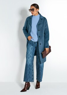 Weite Jeans mit Allover-Print thumbnail 1