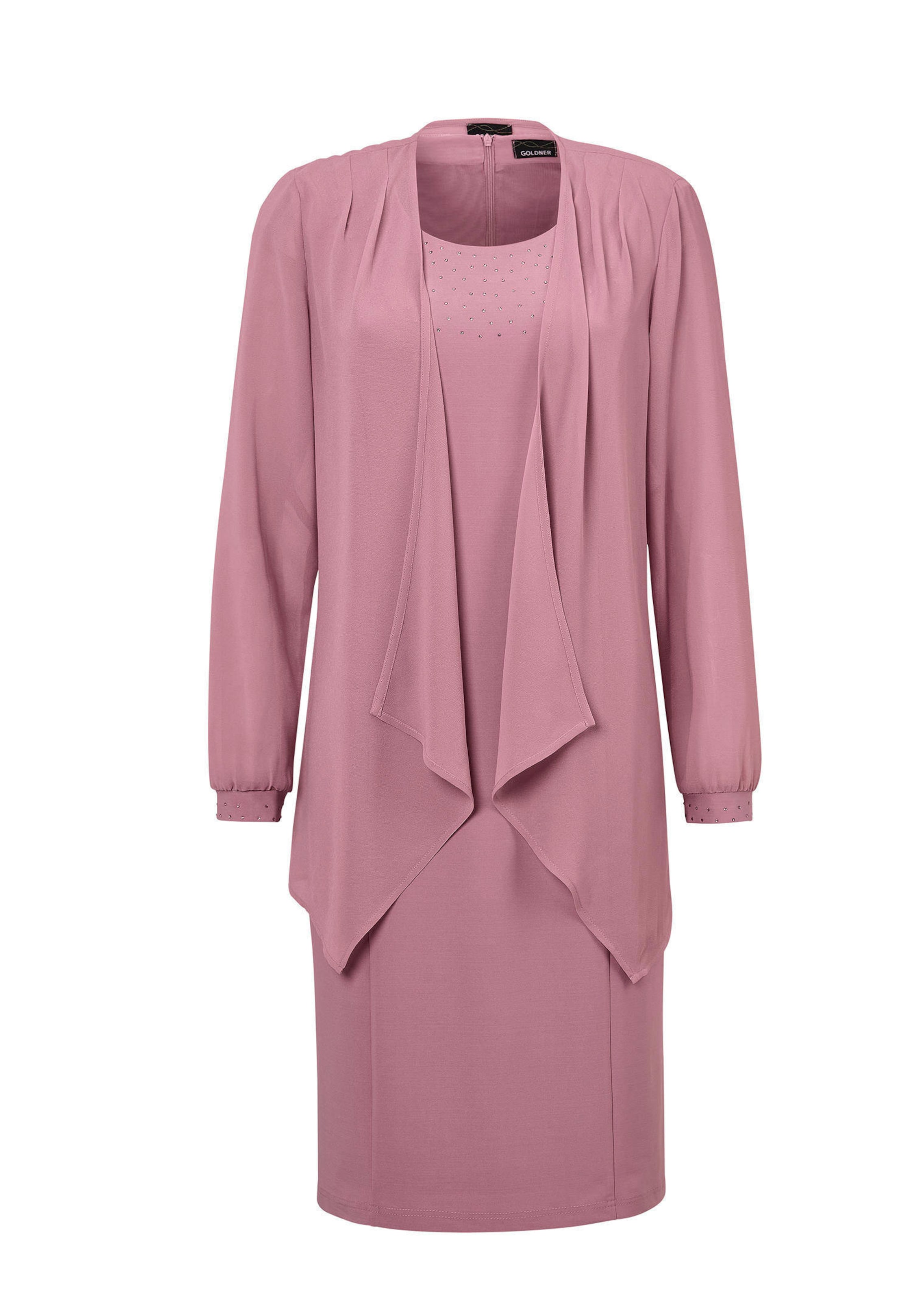 Kleid mit feinem Chiffonjäckchen