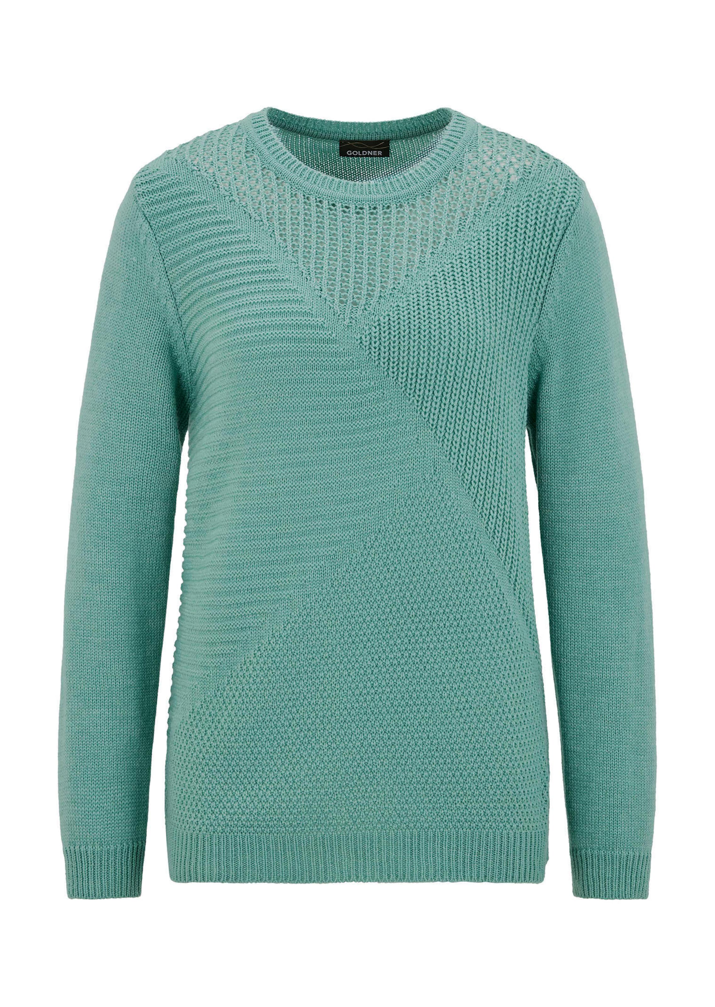 Onderhoudsarme pullover met hoogwaardige ribstructuur