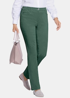 Satijnen katoenen broek LOUISA COMFORT+ thumbnail 7