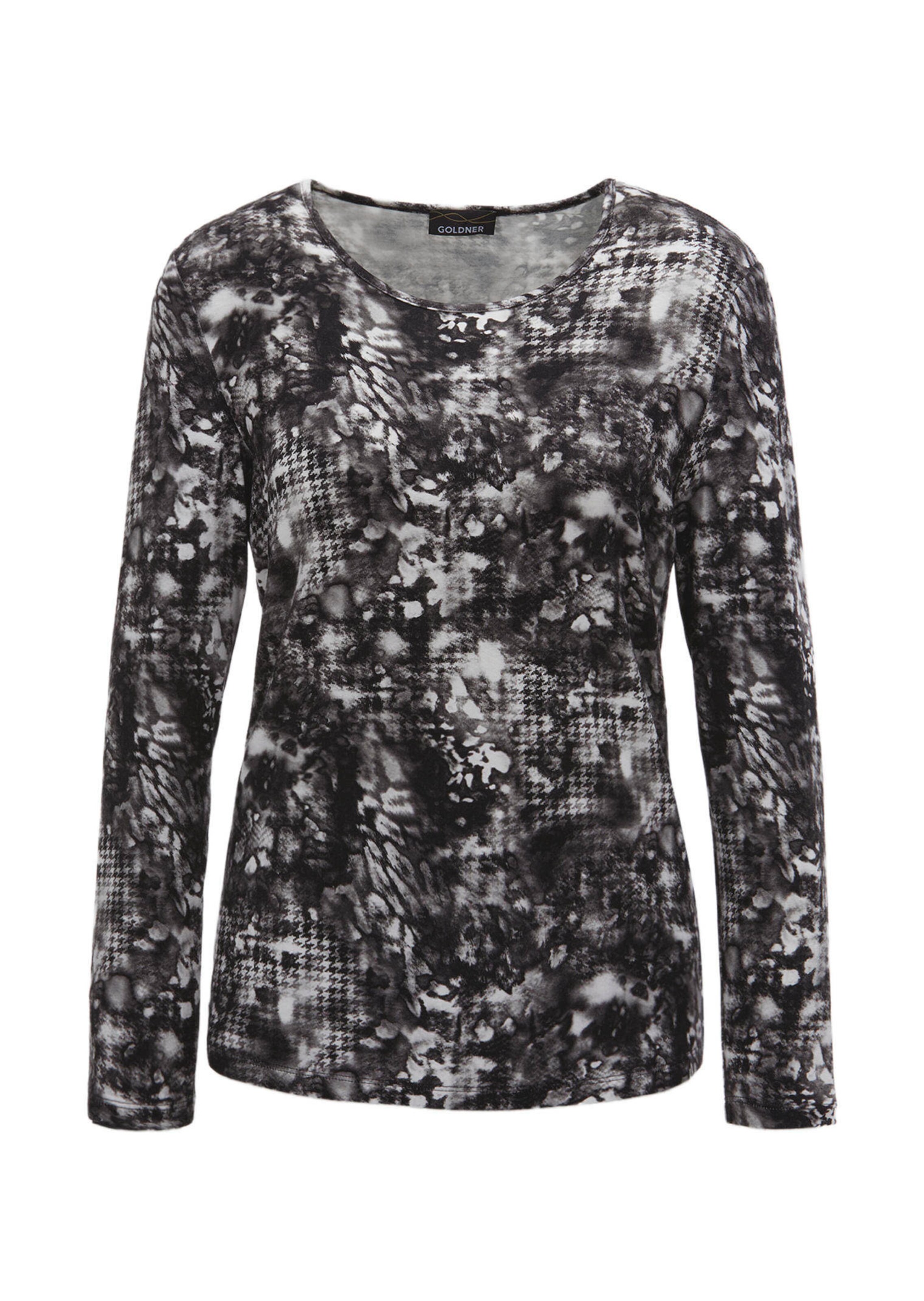 Shirt met print en lange mouwen thumbnail 6