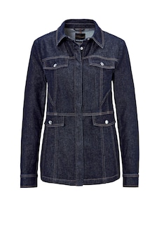 Veste en jean aux détails sport thumbnail 6