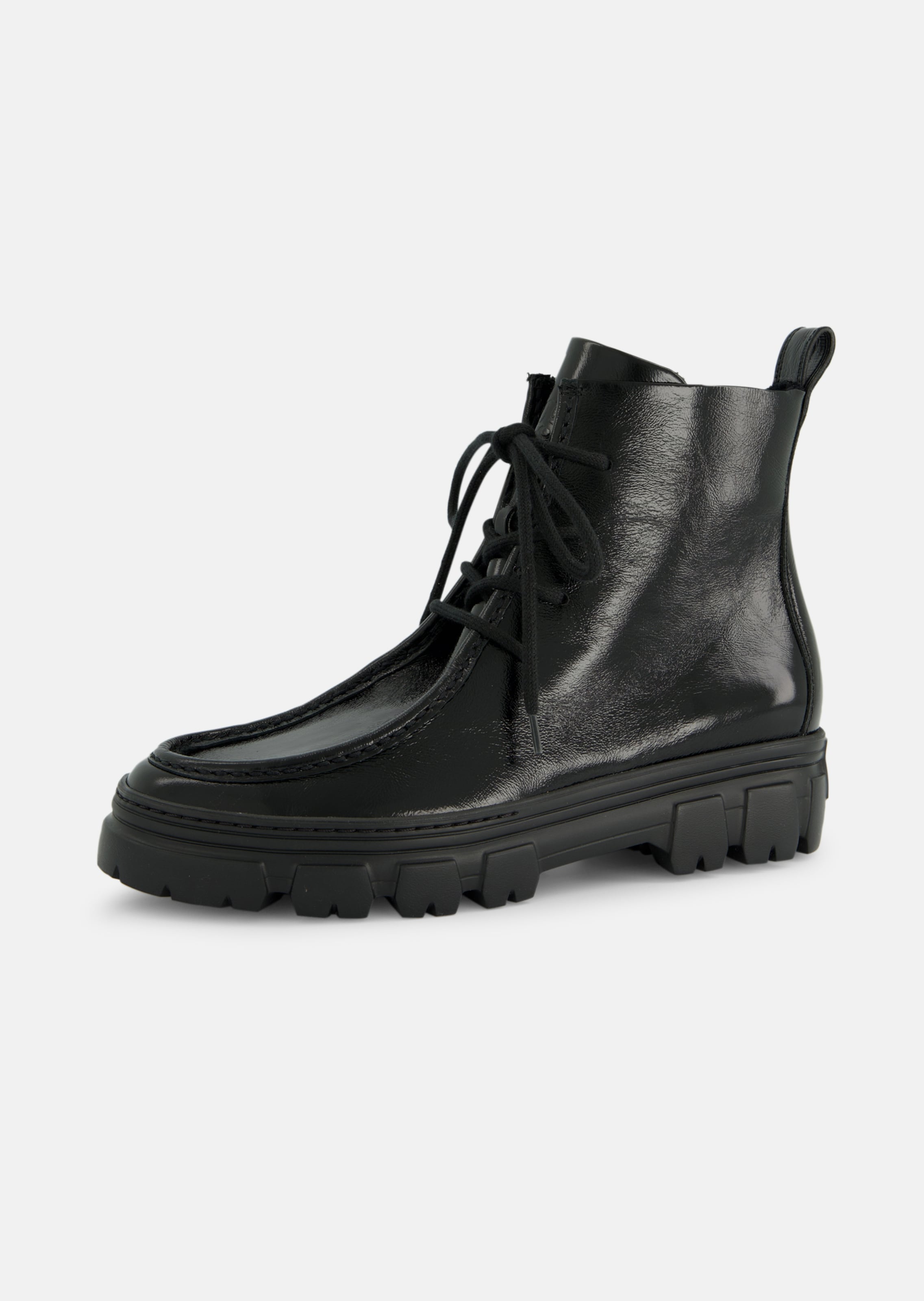 Stiefeletten im Mokassin-Stil