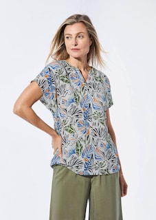 Bluse mit Tunika Ausschnitt thumbnail 1