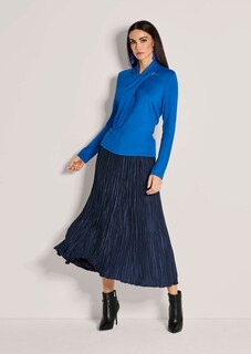 Langarm-Shirt mit modischer Kragen-Variante thumbnail 3