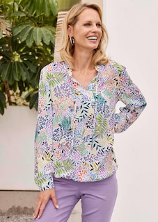 Druckbluse aus hochwertiger Viskose thumbnail 7
