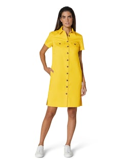 Robe chemise coupe ajustée à manches courtes thumbnail 3