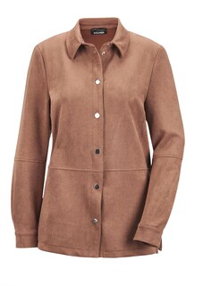 Hemdjacke in weicher Velourslederoptik thumbnail 6