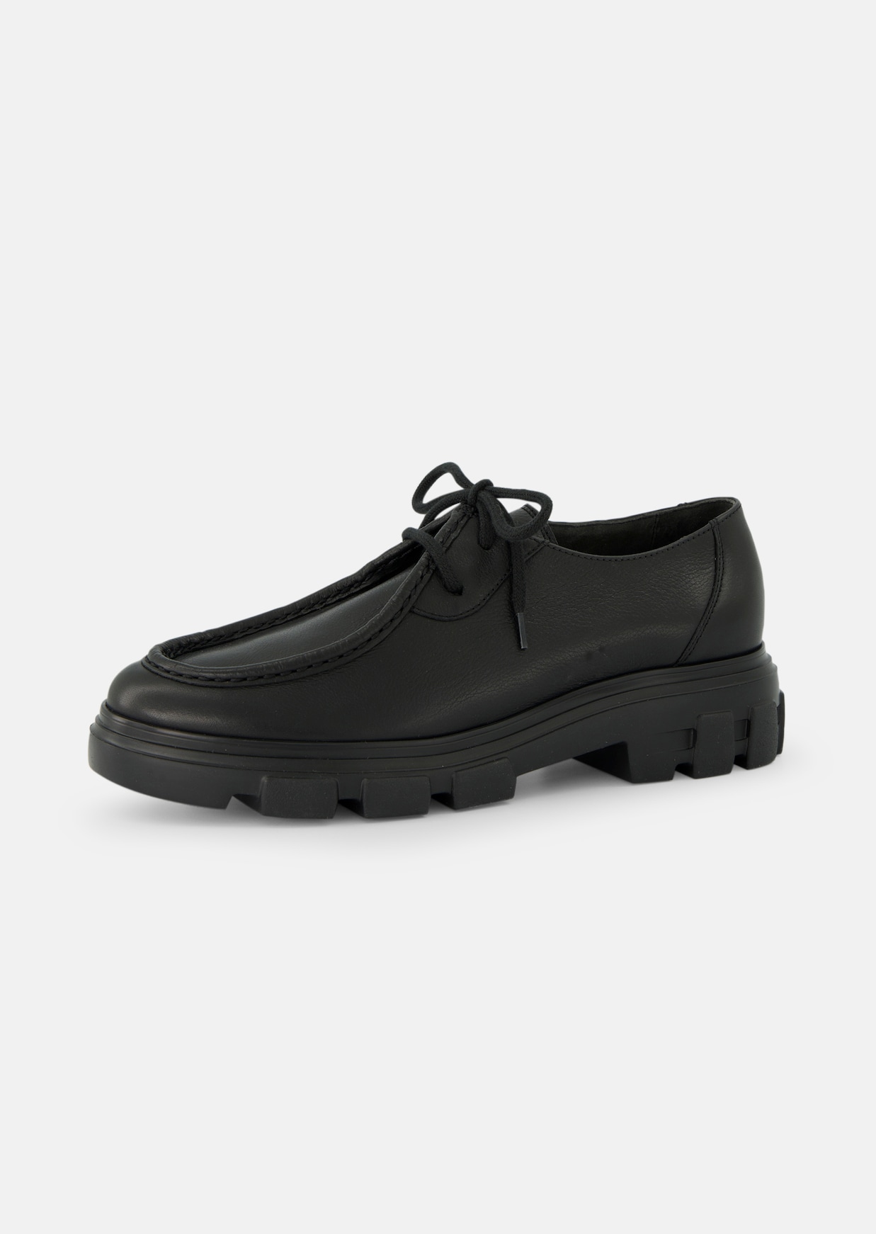 Veterschoenen met mocassinnaad