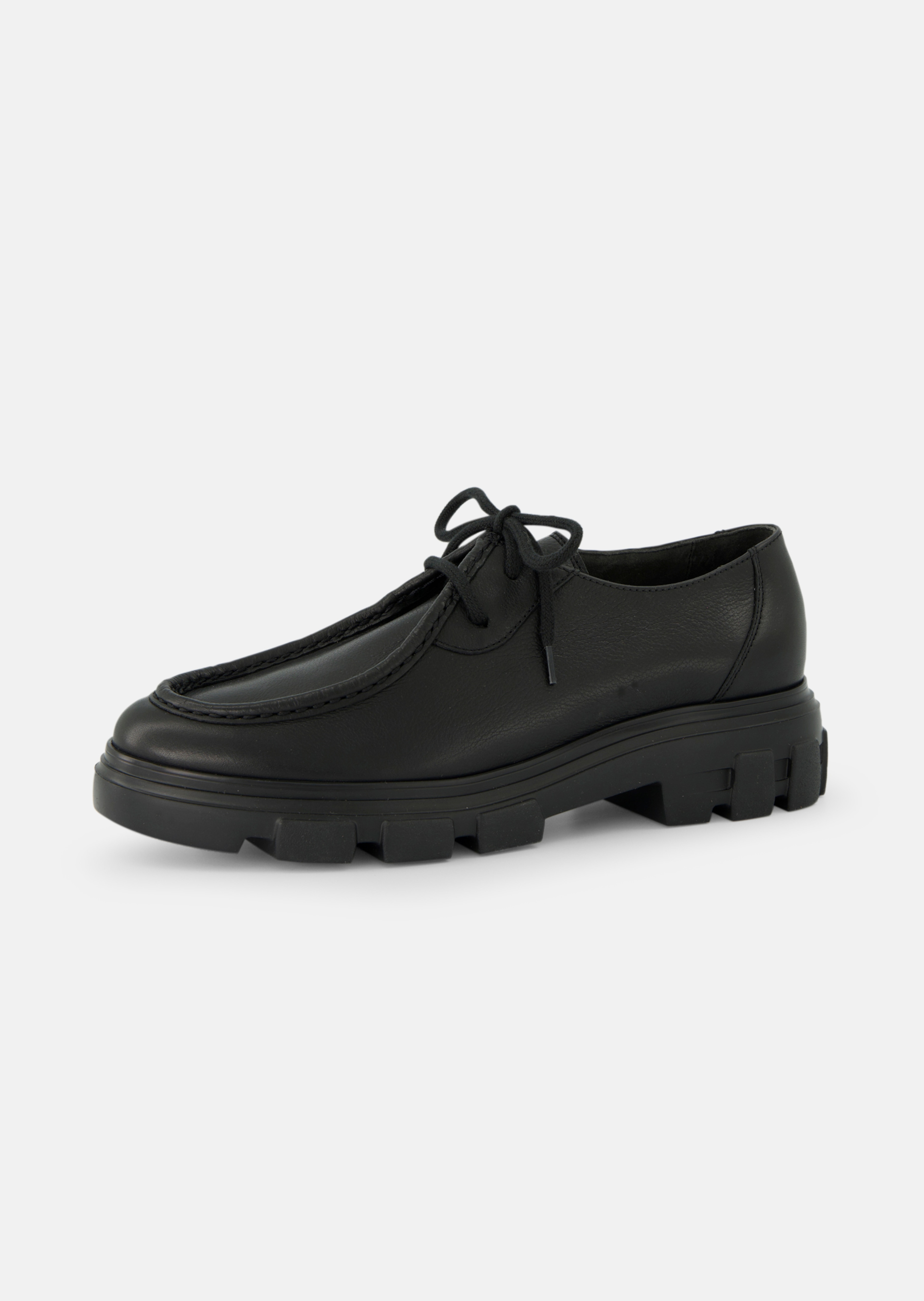 Veterschoenen met mocassinnaad
