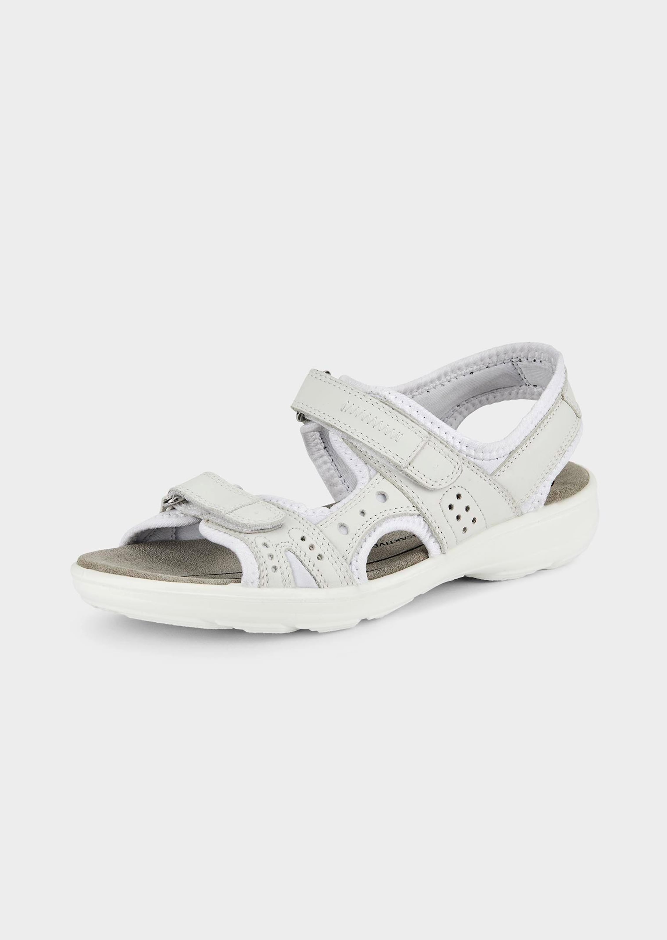 Leder-Sandalen mit Klettverschluss