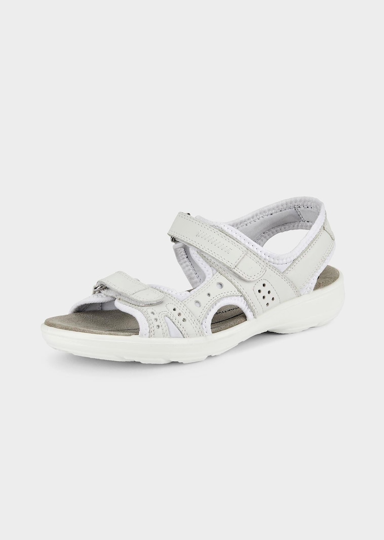 Leder-Sandalen mit Klettverschluss