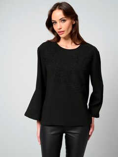 Bluse mit Perlenmotiv thumbnail 2