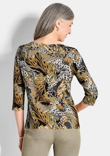 T-shirt en jersey avec imprimé animalier thumbnail 3