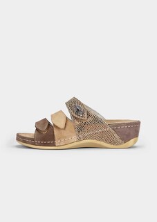 Mules en cuir avec semelle à mémoire de forme thumbnail 4