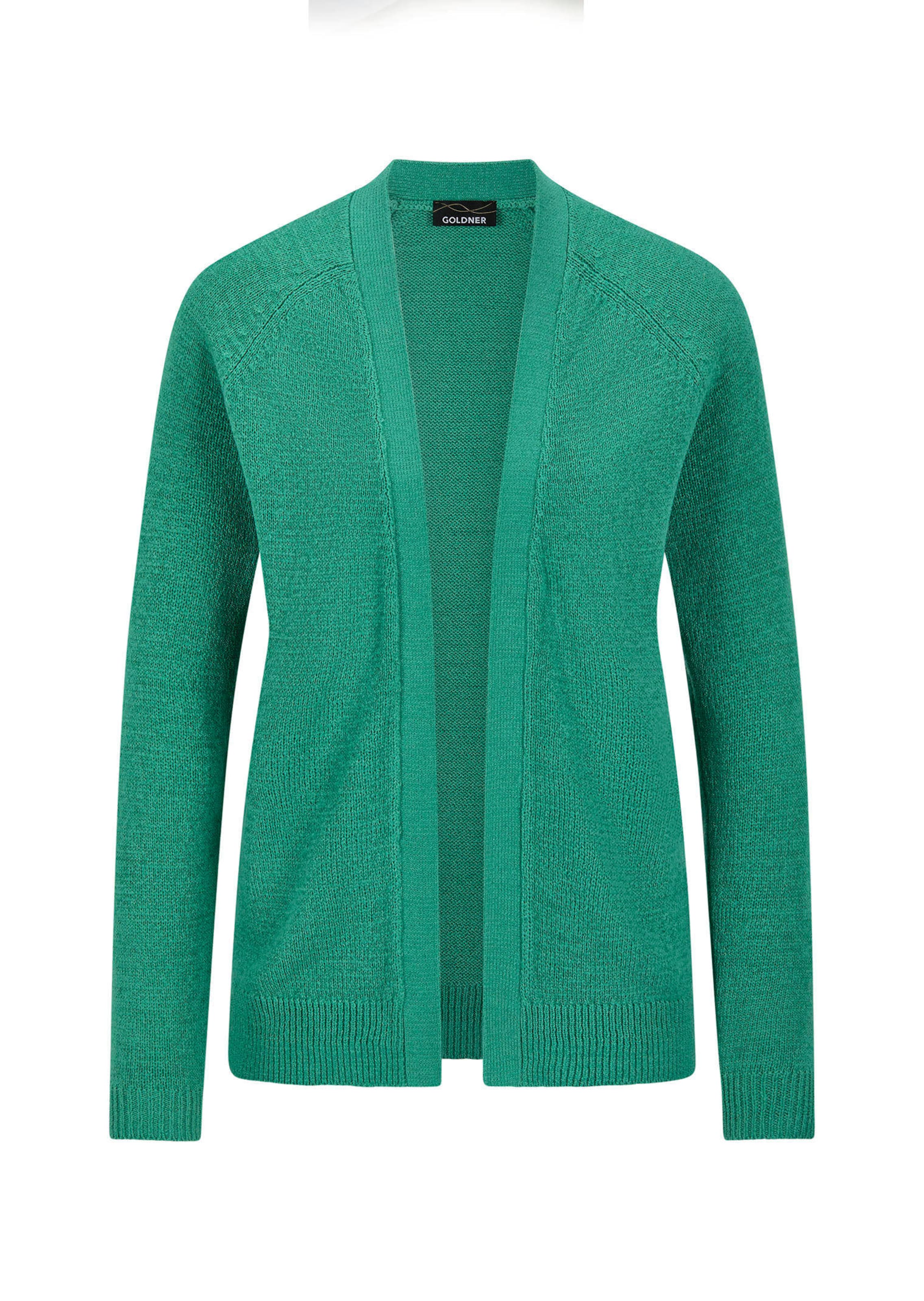 Kort tricot jasje van lintjesgaren