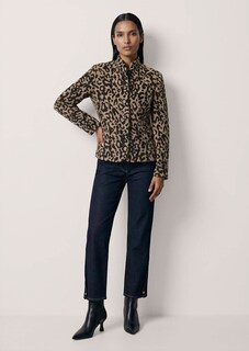 Jacquard-Blazer mit Leoparden-Muster thumbnail 3