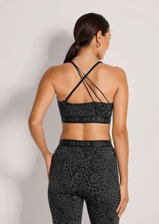 Sport-Bustier mit Leo-Muster thumbnail 2