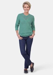 Pflegeleichter Pullover in hochwertiger Rippenstruktur thumbnail 2