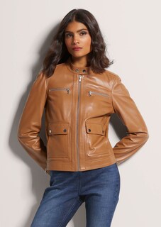 Biker-Jacke aus Lammnappa thumbnail 2