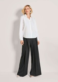 Romantische Bluse mit Spitzenbändern thumbnail 3