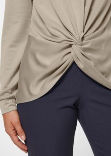Sweatshirt mit Knoten-Drapierung thumbnail 5