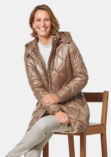 Veste longue matelassée doublée thumbnail 4