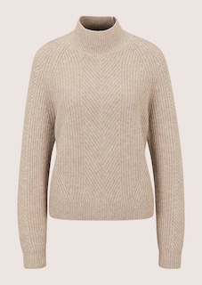 Weicher Pullover mit Stehkragen thumbnail 7